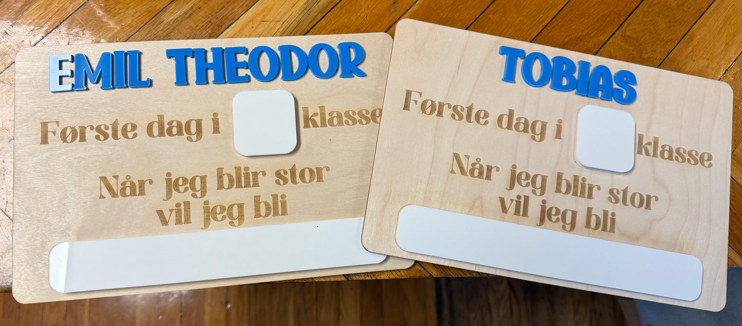 Første skoledag