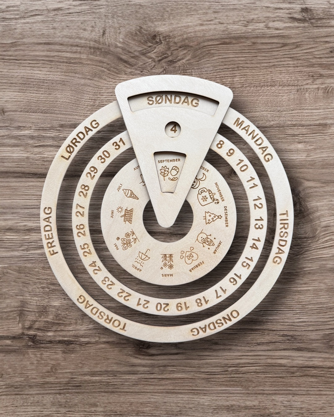 Evighetskalender i tre – pedagogisk læringskalender for barn