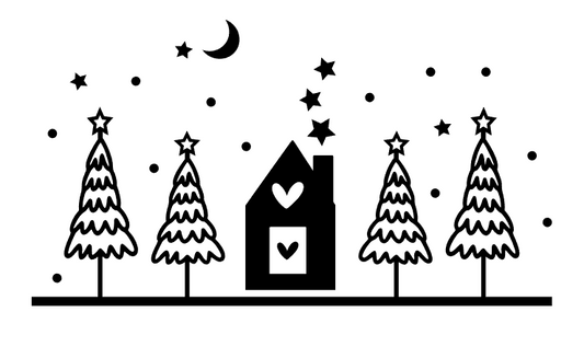 Julekule med valgfri tekst