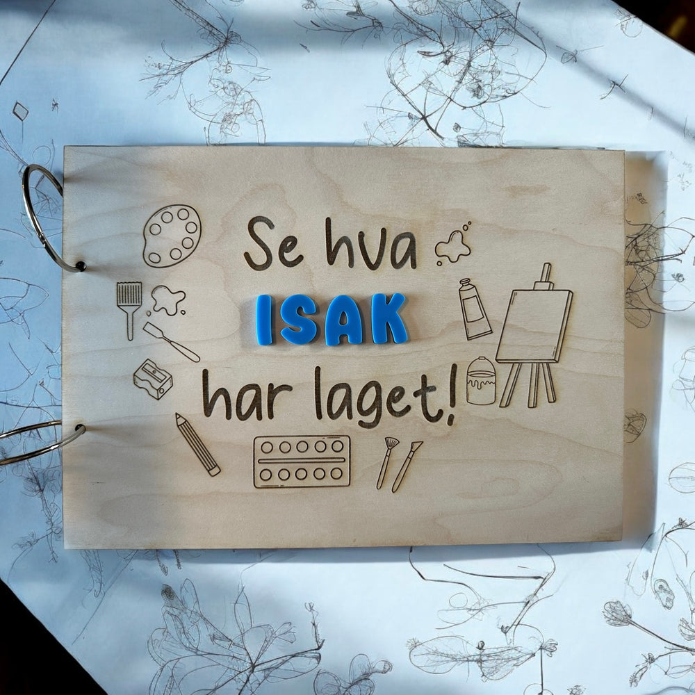 Personlig tegneperm i bjørkefiner