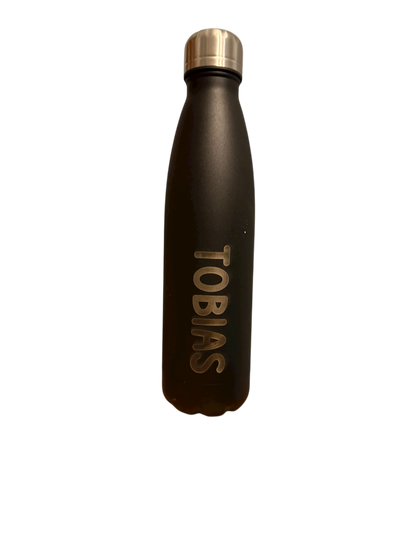 Gravert drikkeflaske i rustfritt stål – personlig og miljøvennlig