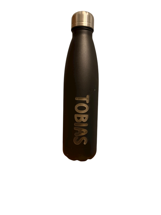 Gravert drikkeflaske i rustfritt stål – personlig og miljøvennlig