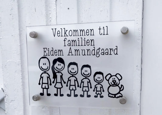 Dørskilt