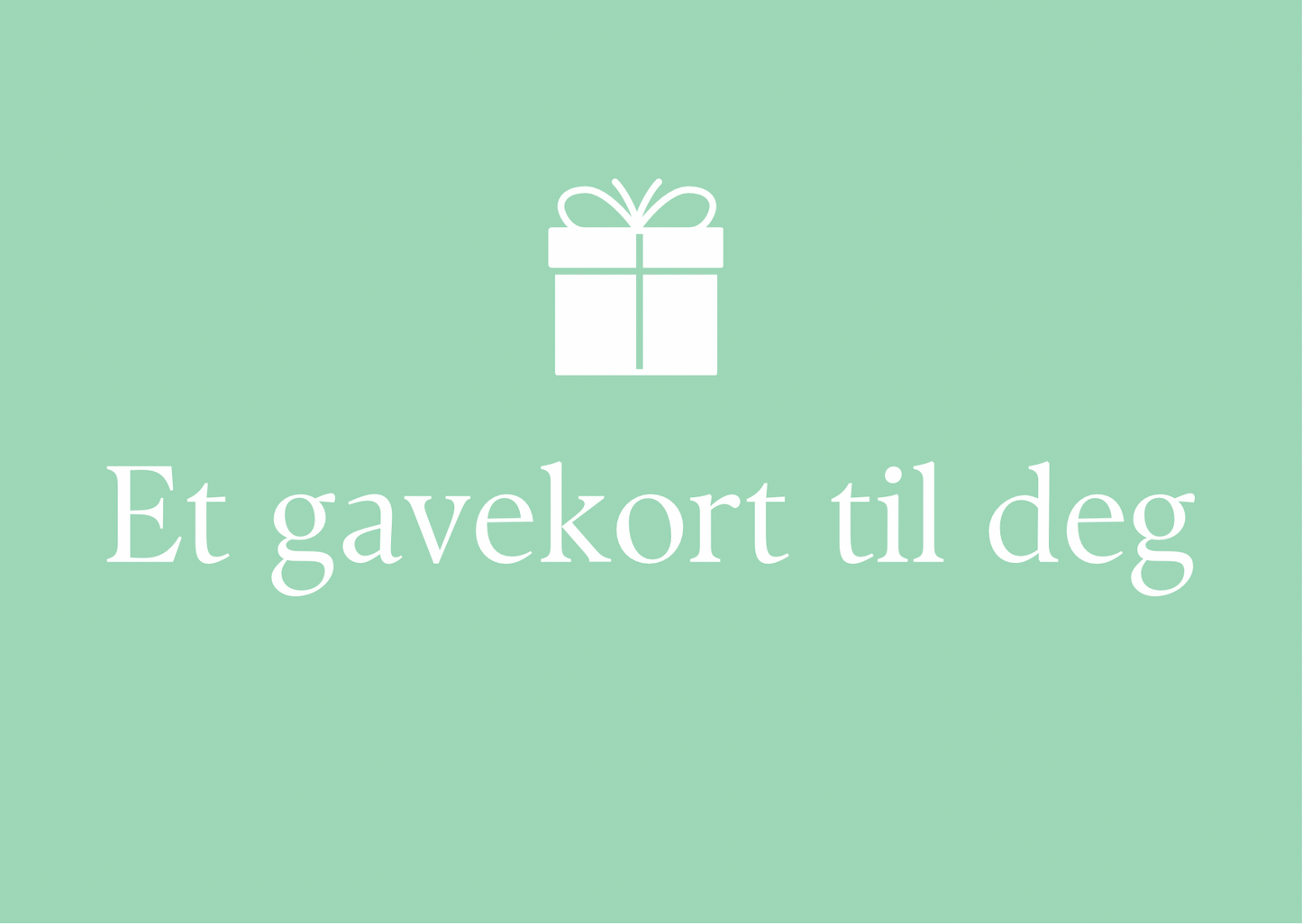 Gavekort