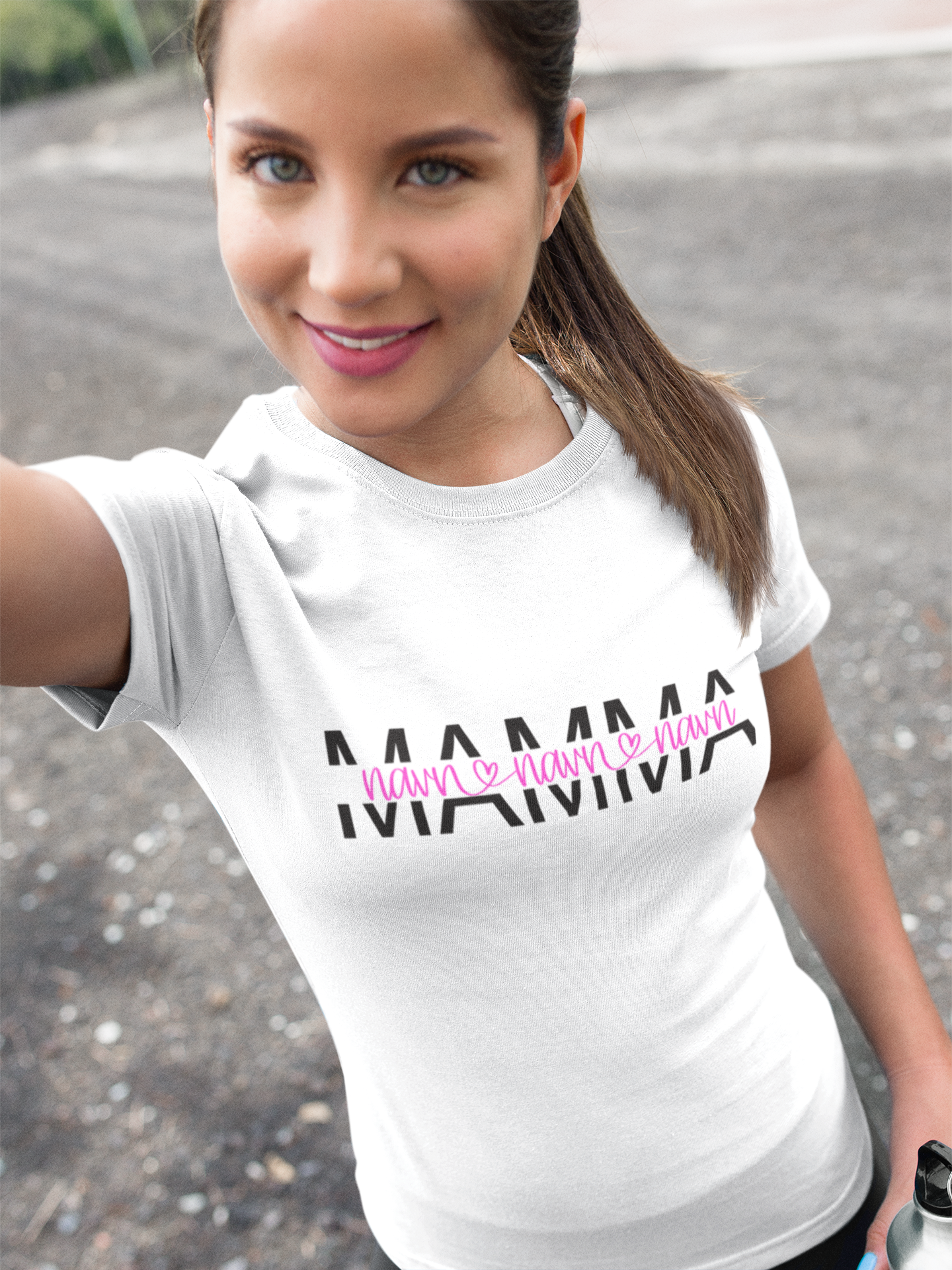 Mamma - T-skjorte med barnas navn
